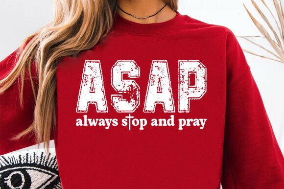 ASAP Christian Design PNG Faith Quote: Instant Creative Asset