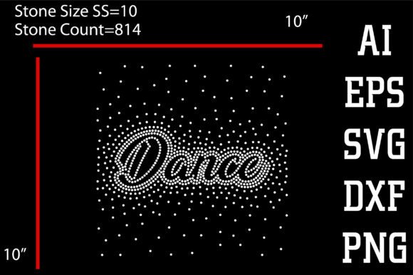 Elevate Visual Projects with Dance, Rhinestone Design